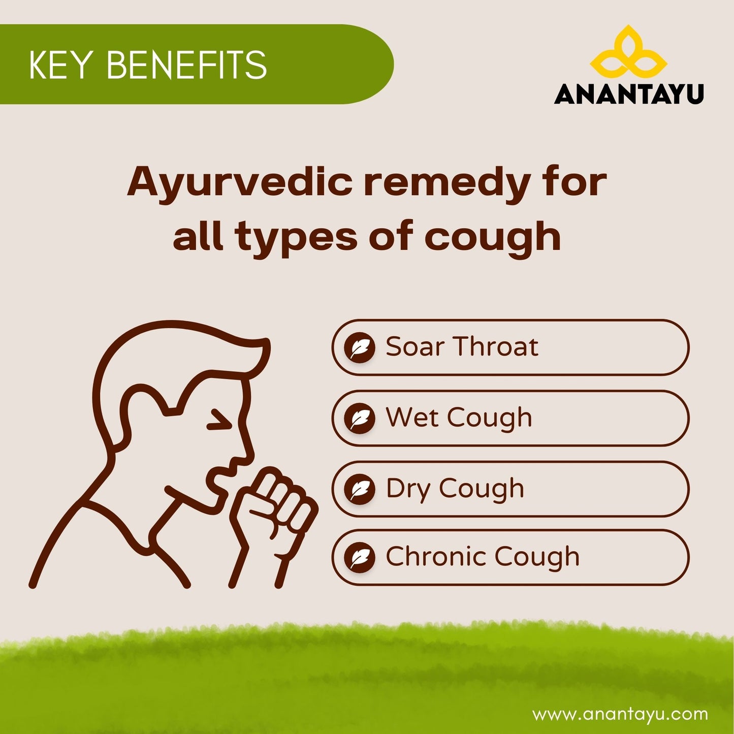 Adulsa Compound Ayurvedic Cough Syrup | With Power of Adulsa, Haldi and Tulsi | Non drowsy formula