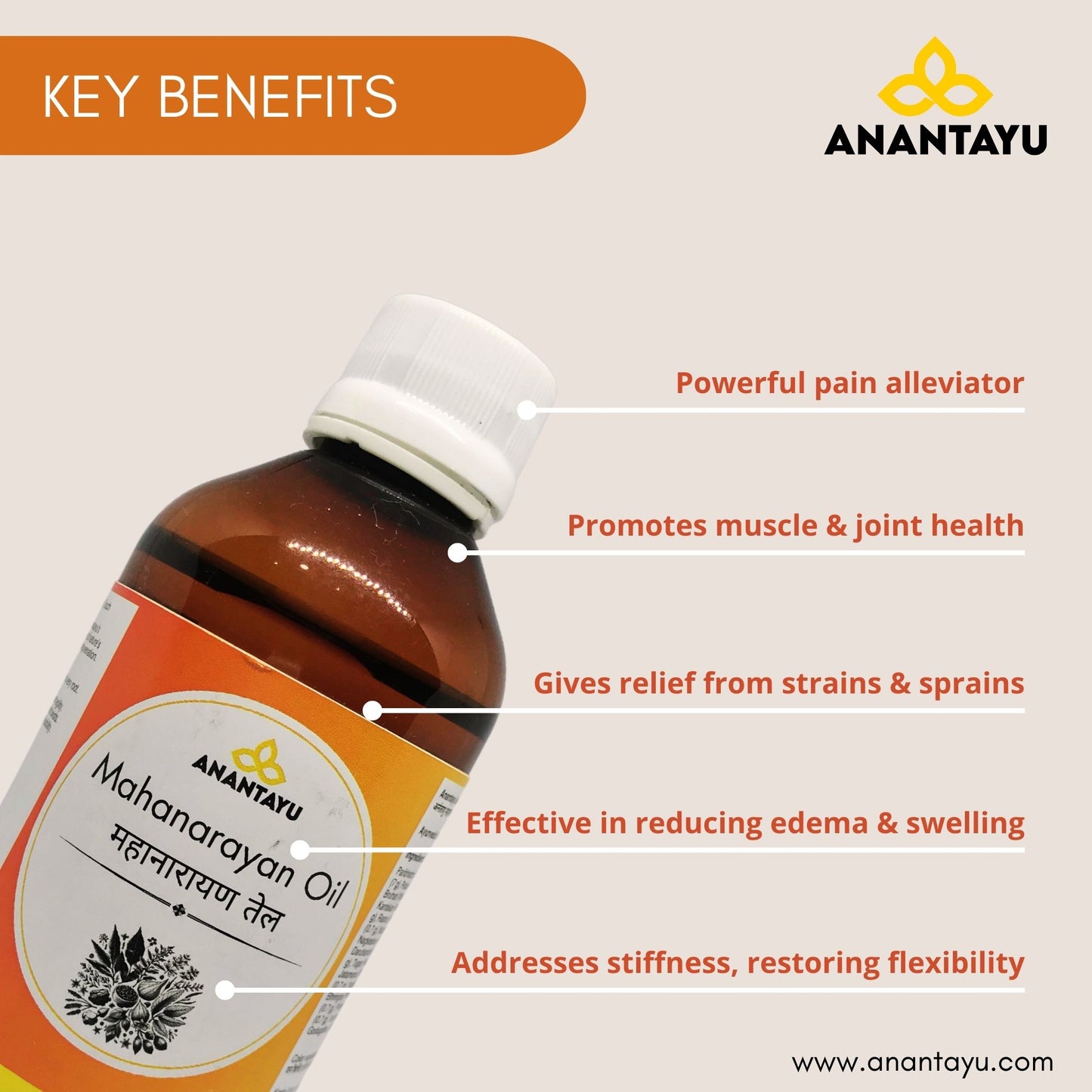 Mahanarayan Oil | Ayurvedic Massage Oil | For Joint and Muscular Pain