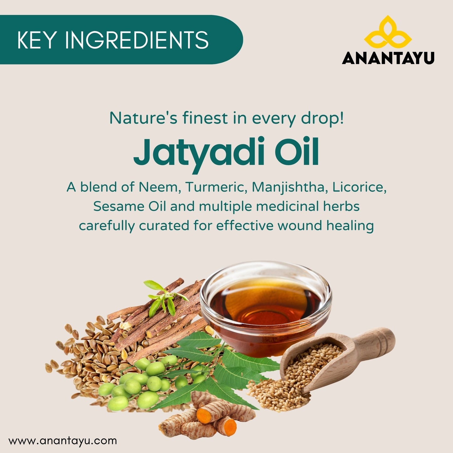 Jatyadi Oil | Ayurvedic Wound-Healing Oil | Bed Sores Oil